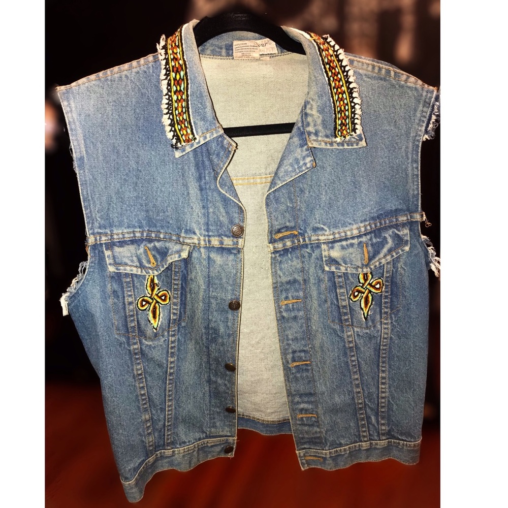 Customized Jean Vest